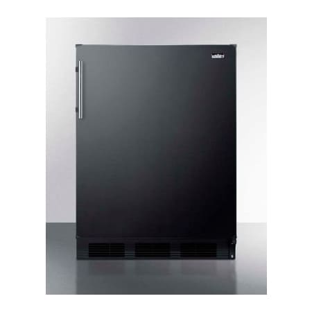 Summit-Freestanding Counter Height Refrigerator-Freezer, 5.1 Cu. Ft., 24 Wide